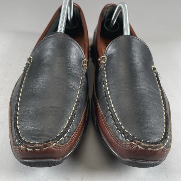 Allen Edmonds Port Washington Boulder Men’s 9.5E Venetian Moc Toe Driving Loafer - Picture 2 of 10